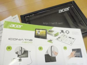 Acer「ICONIA TAB A200-S08G」 