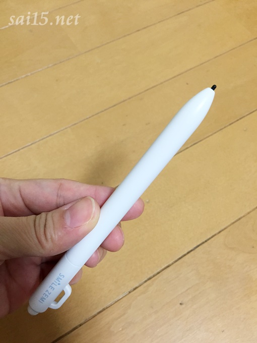 新タッチペンはノートのように記述ができる　スマイルゼミ