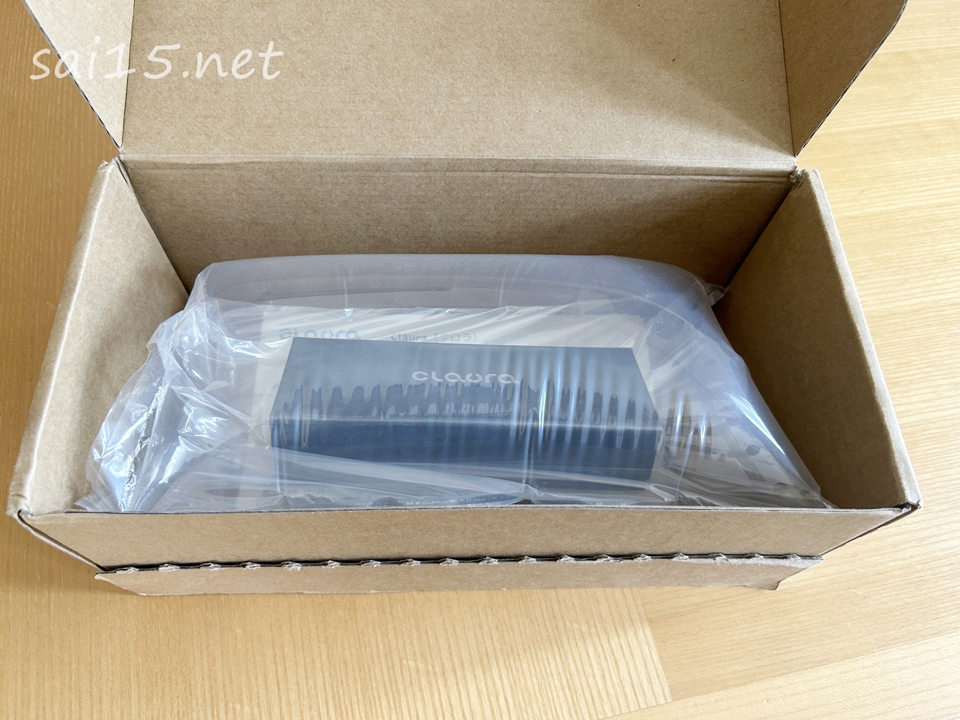 届いた　Claura クロラ　眼鏡通販 (2)　